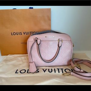 Louis Vuitton Speedy 25 Empreinte in Rose Poudre